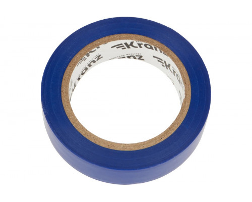 Изолента Kranz KR-09-2005 ПВХ 15 ммх10 м, синяя