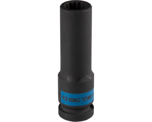 Ударная головка King Tony 443013M глубокая 12-гранная 1/2" 13 мм