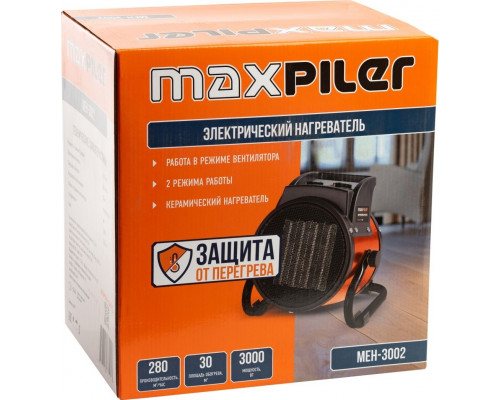 Тепловая пушка электрическая MAXPILER MEH-3002