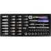 Тележка инструментальная WORKPRO WP285002B, 7 ящиков с 9 ложементами