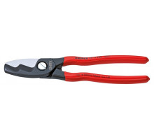 Кабелерез KNIPEX KN-9511200SB с двойными режущими кромками, ø 20 мм (70 мм²)
