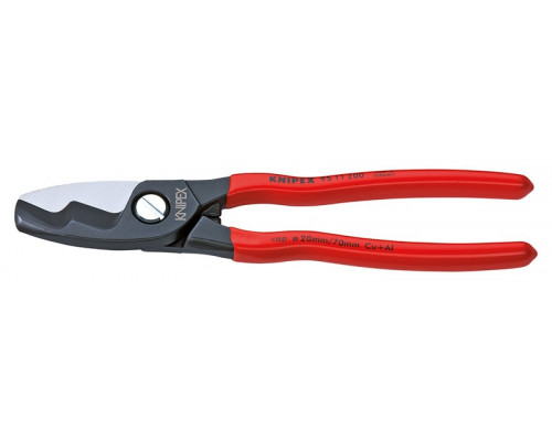 Кабелерез KNIPEX KN-9511200SB с двойными режущими кромками, ø 20 мм (70 мм²)