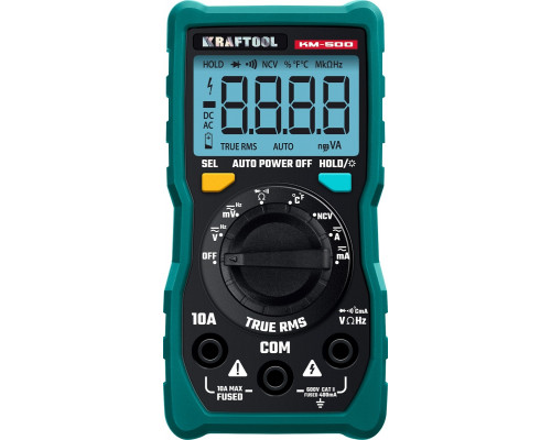 Мультиметр цифровой KRAFTOOL KM-500 59856