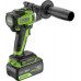 Дрель-шуруповерт аккумуляторная GREENWORKS GD24DD140 ударная, 24V, АКБ 4Ач и ЗУ 3707607CUB