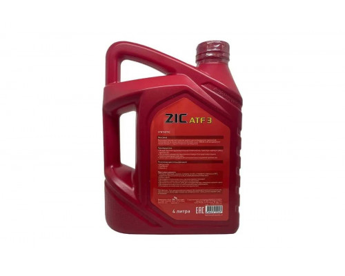 Масло трансмиссионное ZIC ATF 3 4 л 162632