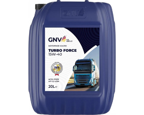 Масло моторное GNV Turbo Force 15W40 20 л GTF1011537014511540020
