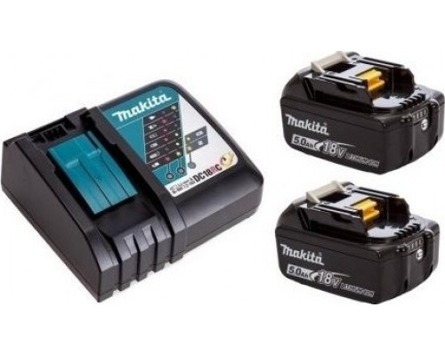 Набор АКБ и ЗУ MAKITA LXT BL1850B Li-ion (2шт.) + ЗУ DC18RC 191L74-5