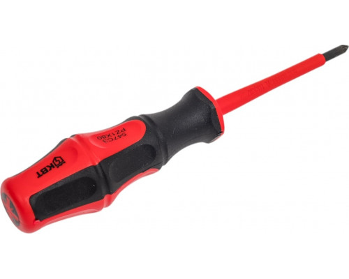 Отвертка диэлектрическая КВТ ПРОФИ 1000V PZ1 х 80 мм 78613 78613