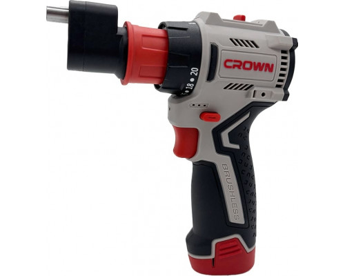Дрель-шуруповерт аккумуляторная Crown CT21129HQX-2 BMC