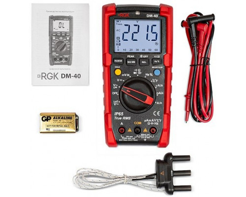 Мультиметр цифровой RGK DM-40 776431