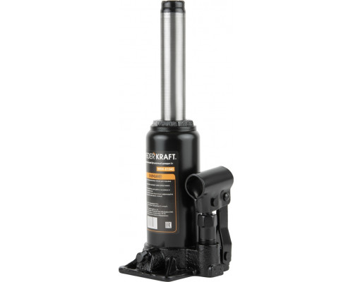 Домкрат бутылочный гидравлический WiederKraft WDK-81040, 4 т