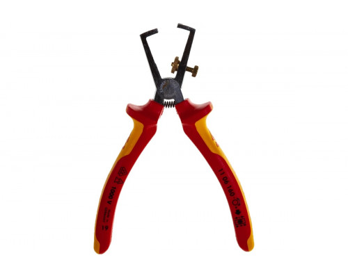 Стриппер KNIPEX KN-1106160SB VDE, d5 мм, длина 160 мм, диэлектрические ручки