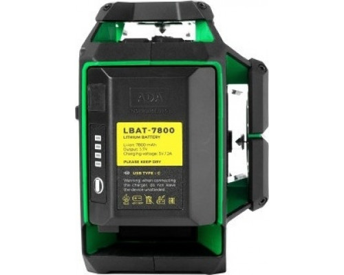 Лазерный уровень ADA LaserTANK 3-360 green basic edition А00633