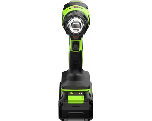 Строительный фен аккумуляторный GREENWORKS G24HG 24V, АКБ 4Ач и ЗУ 3400207CUB