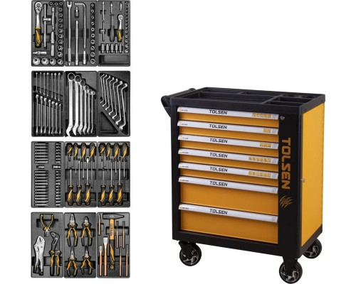 Тележка инструментальная TOLSEN BOXER 157 предметов TT85415