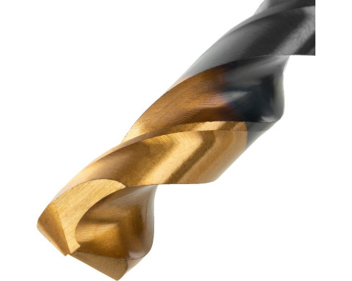 Сверло по металлу Denzel HSS-Tin, Golden Tip 12 мм, 6 шт 717224