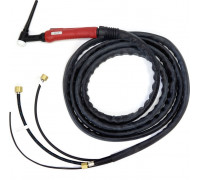 Горелка ТIG AURORA 18 320A(100%) M12x1, 1/4G, 3/8G, 4m-вода (без управляющих разъем 12158