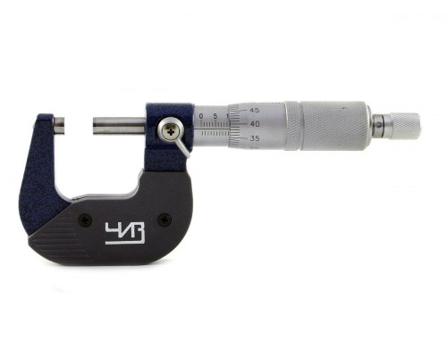Микрометр ЧИЗ МК 0-25 мм, 0,01 мм, 28558