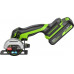 Угловая шлифмашина аккумуляторная GREENWORKS GD24UCS 24V, АКБ 2Ач и ЗУ 3402007CUA