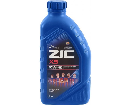 Масло моторное ZIC X5 10W40 1 л 132622