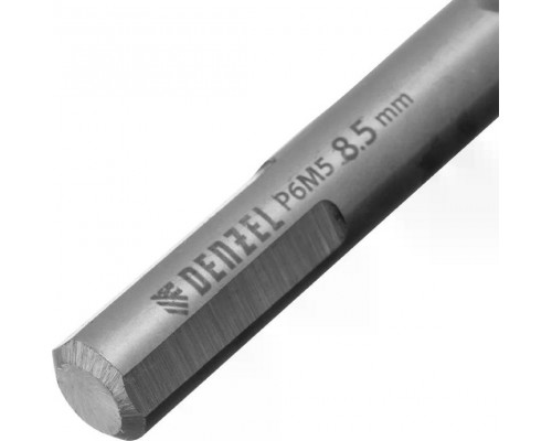 Сверло по металлу Denzel Р6М5, Golden Tip спиральное 8,5x117мм 718240