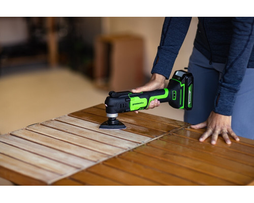 Многофункциональный инструмент аккумуляторный GREENWORKS G24MT, 24V, QOIS 3400307CUA