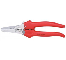 Ножницы технические KNIPEX KN-9505190SB комбинированные для реза картона, пластика, фольги