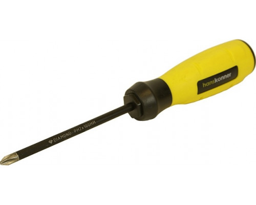 Отвертка крестовая HANSKONNER HK1040-16-PH2-100 алмазн. наконечник