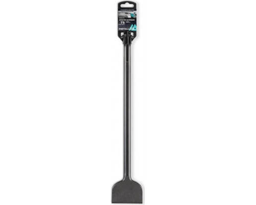 Зубило SDS-max METALLICA Optima 75х400/260 мм широкое по кирпичу, плитке, асфальту 906873