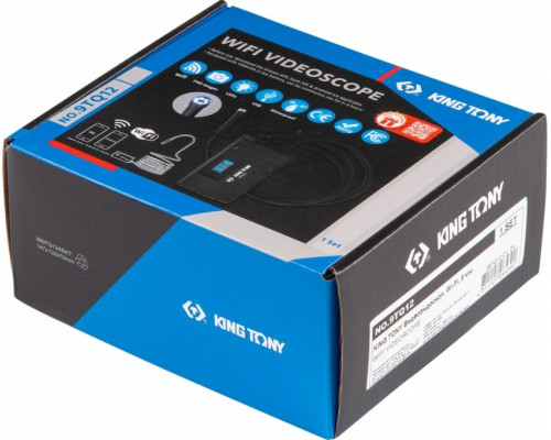 Видеоэндоскоп KING TONY 9TQ12 с Wi-Fi, 8 мм