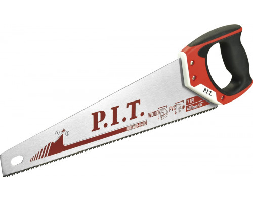 Ножовка по дереву P.I.T. HHSW01-0400 400 мм, 7 зубов