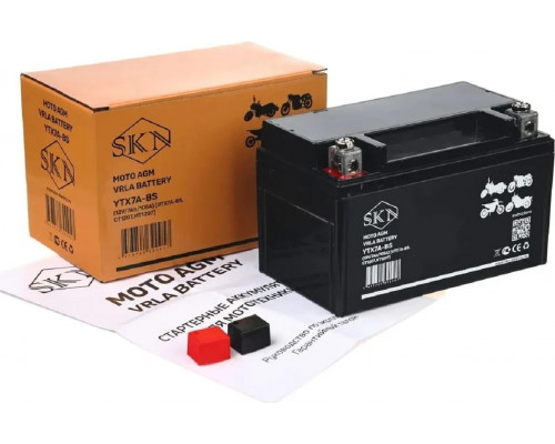 Аккумулятор SKN YTX7A-BS 12V 7Ah 105A для мототехники 025281
