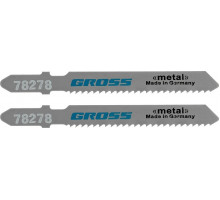Полотно для пил по металлу GROSS 78278 электролобзика 2 шт.