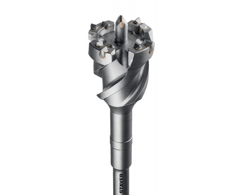 Бур SDS-Max STAYER HERCULES-4Х d 80х900/1000 мм проломной 29319-80-1000