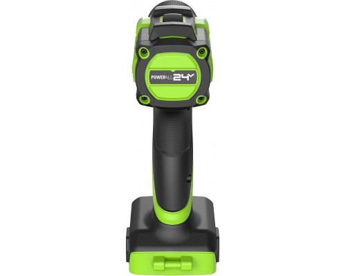 Дрель-шуруповерт аккумуляторная GREENWORKS 3708407 24V, б/щет, 30/60 Hм, Antikickback, LED, без АКБ и