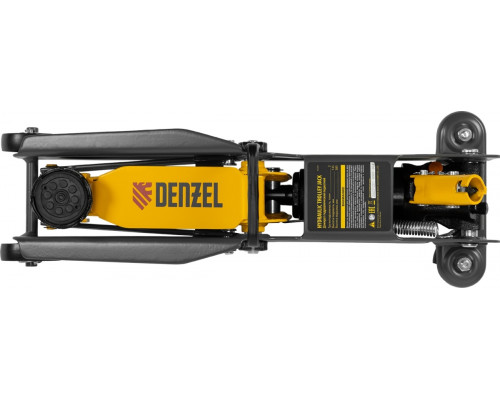 Домкрат подкатной гидравлический Denzel 51230, 2 т, 135-385 мм