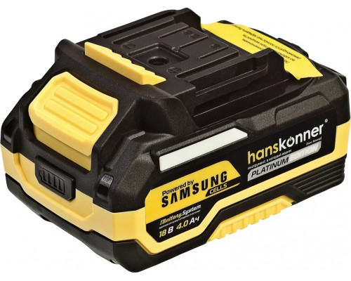 Аккумулятор HANSKONNER HBP2004PRO Platinum 18 B, 1BatterySystem, 4.0 Ач, samsung