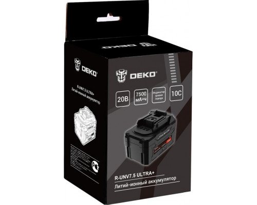 Аккумуляторная батарея DEKO 20V 7.5Ah Li-ion ULTRA 083-1020