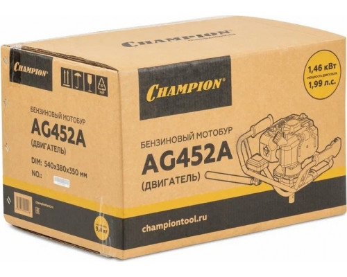 Бензобур CHAMPION AG452A без шнека