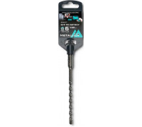 Бур SDS-plus METALLICA Optima 6х160/100 мм по бетону напайка с центром, 2 спирали 904077
