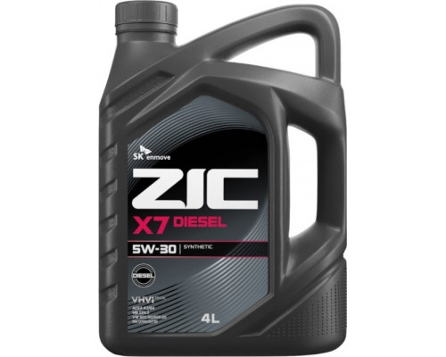 Масло моторное ZIC X7 DIESEL 5W30 4 л 162610