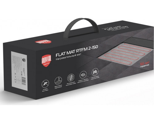 Мат нагревательный ROYAL THERMO Flat Mat RTFM 2-150-0,5 комплект НС-1599109