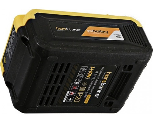 Аккумулятор HANSKONNER HBP18-4L 18 в, 4ач для инструмента серии Unibattery