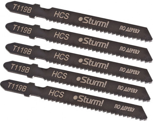 Пилки по дереву Sturm T119B 5шт. 5250307