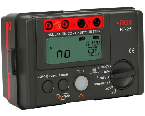 Измеритель сопротивления изоляции RGK RT-25 776523