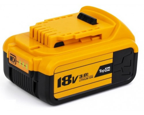 Аккумулятор TopON для DeWalt DCB180 18В, 3.0Ah (Li-Ion) TOP-PTGD-DEW-18.3.0