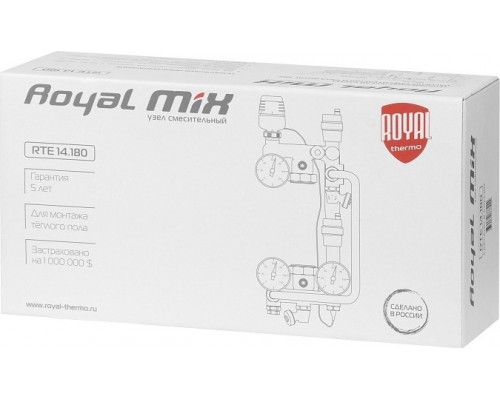 Узел смесительный ROYAL THERMO RTE 14.180 RoyalMix без насоса 1" НС-1061925