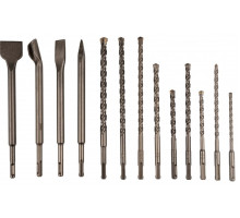 Набор буров Kranz KR-91-0409 и долот SDS-plus, 13 пр.