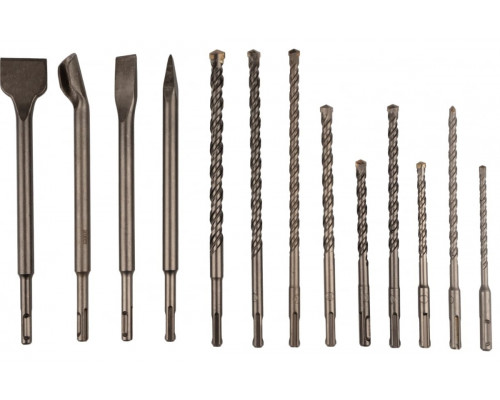 Набор буров Kranz KR-91-0409 и долот SDS-plus, 13 пр.