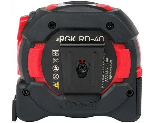 Лазерный дальномер RGK RD40 с рулеткой 774871